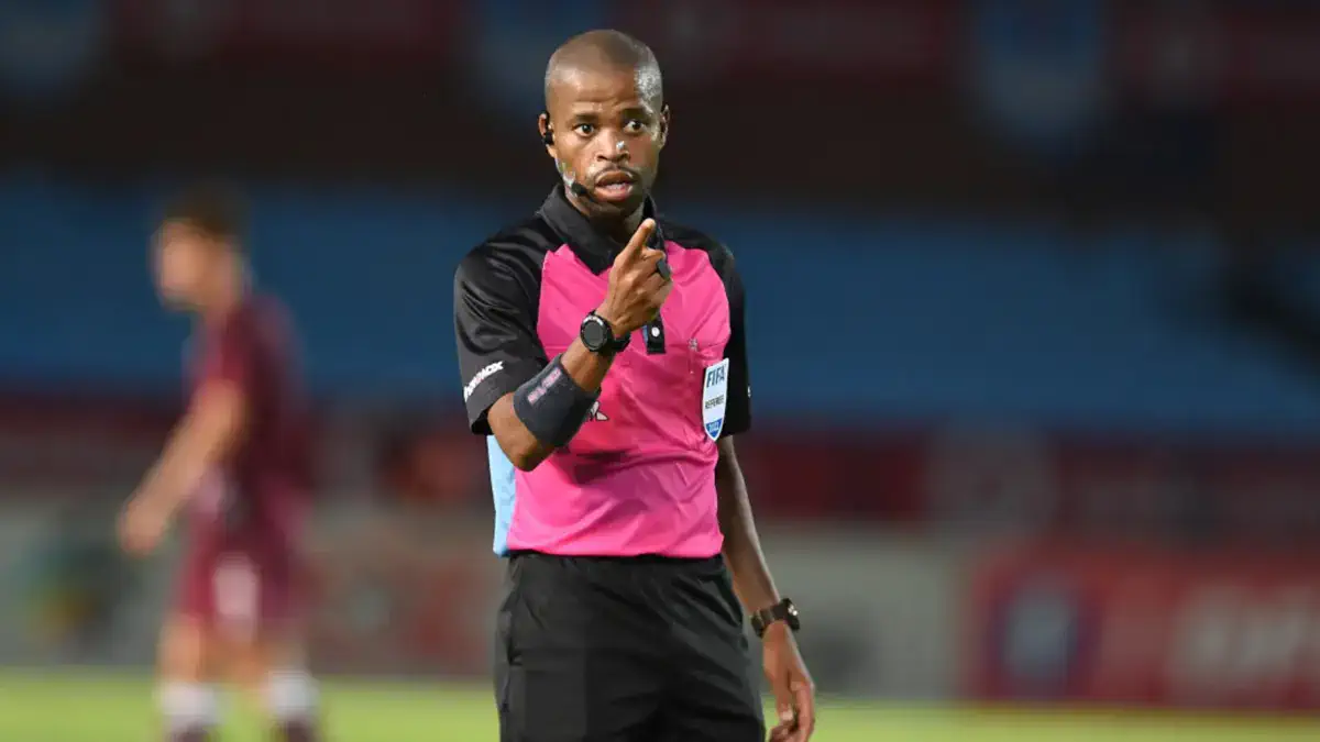 CAF appoints South African referee Abongile Tom to officiate Nigeria-Gabon World Cup playoff