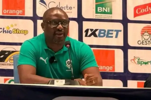 Gabon coach Thierry Mouyouma unfazed by Nigeria threat ahead of World Cup playoff
