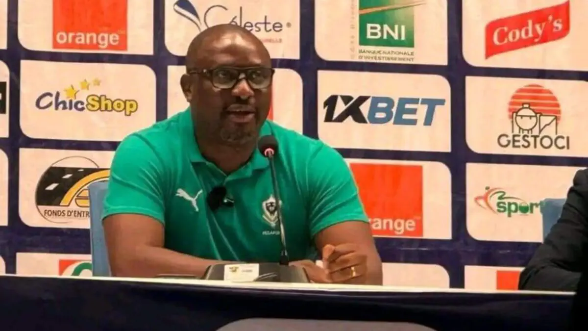 Gabon coach Thierry Mouyouma unfazed by Nigeria threat ahead of World Cup playoff