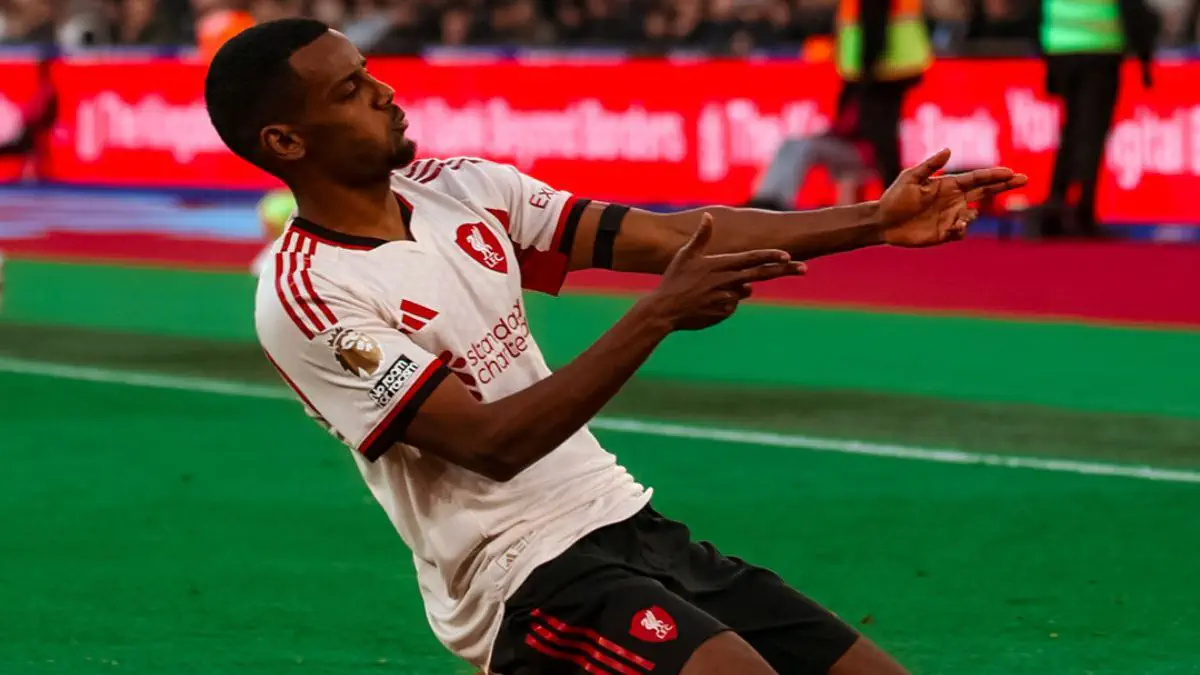 Swedish-Eritrean forward Alexander Isak nets first Premier League goal for Liverpool