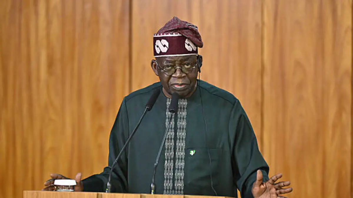 Nigeria president Bola Tinubu hails players after emphatic World Cup playoff win over Gabon