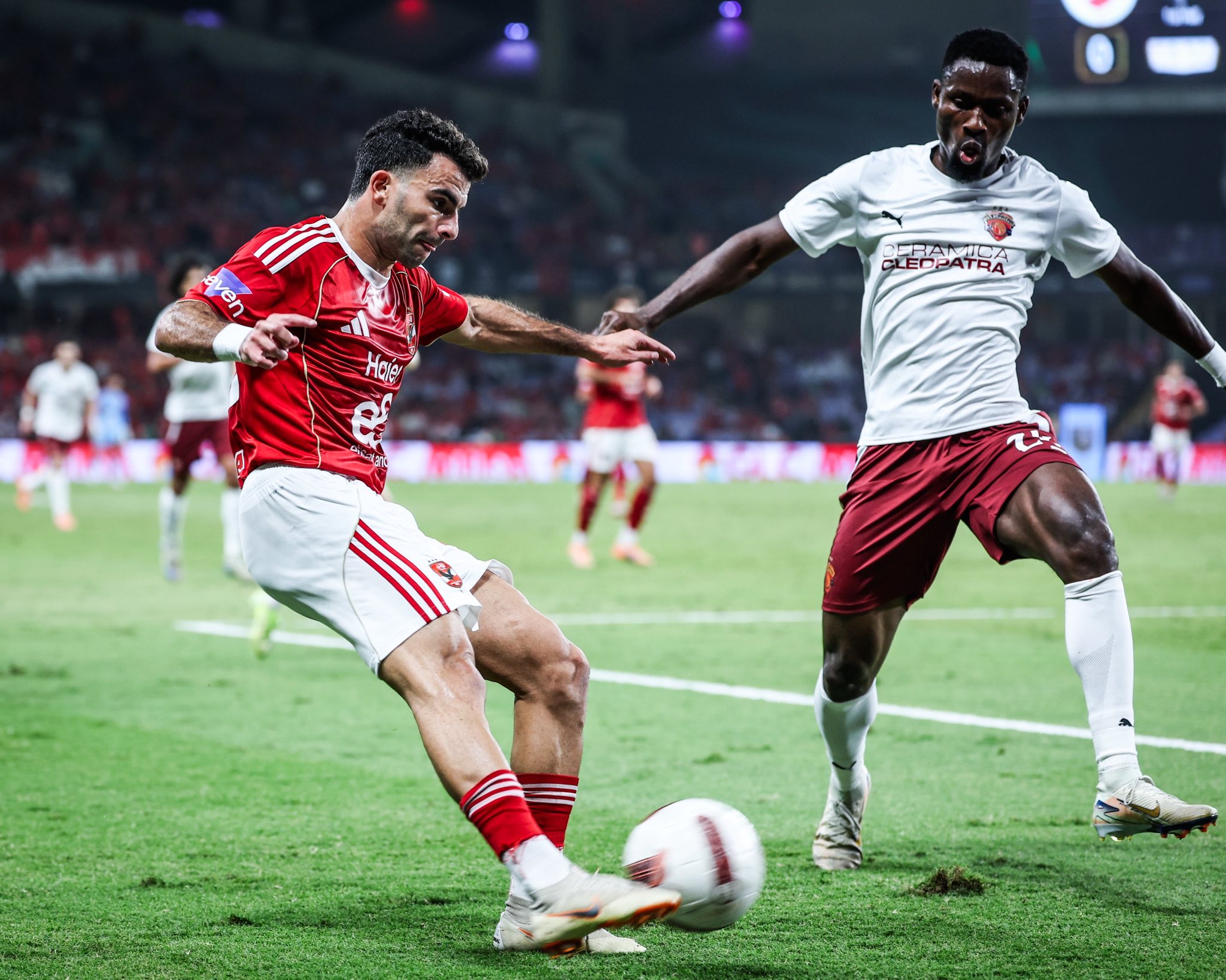 Double handball decision sparks Ceramica Cleopatra anger against Al Ahly