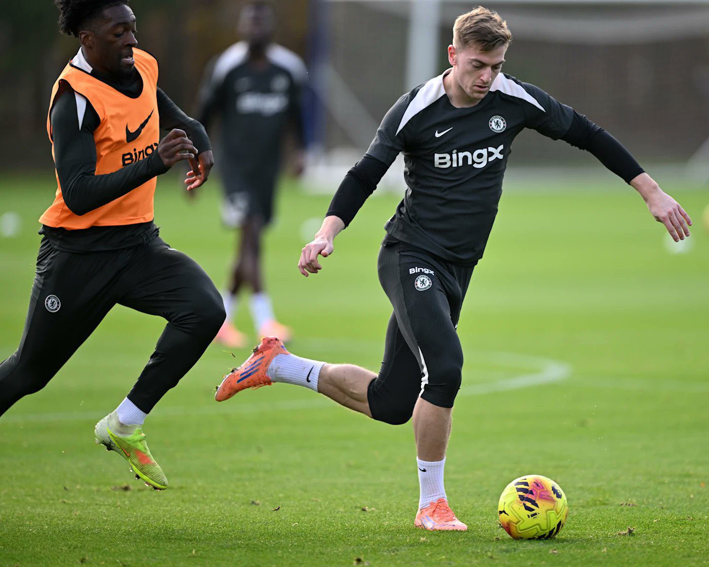 French-Congolese defender Axel Disasi back in Chelsea first-team training