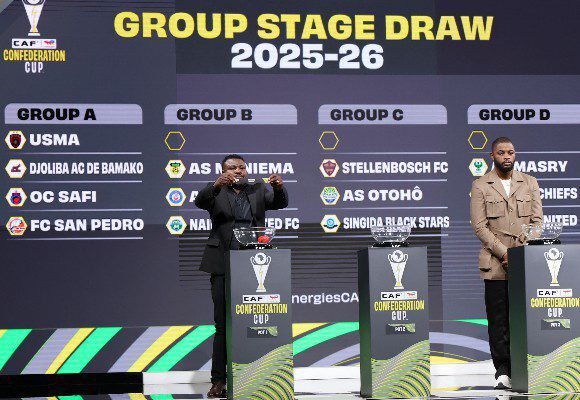 Zamalek draw Al Masry and Kaizer Chiefs in CAF Confederation Cup ‘group of death’