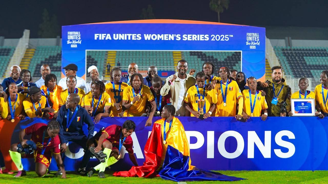  FB IMG 1762077348077   Chad lift trophy Afghan Women United earn first win as FIFA Unites Womens Series 2025 ends in Morocco   AfricaSoccercom
