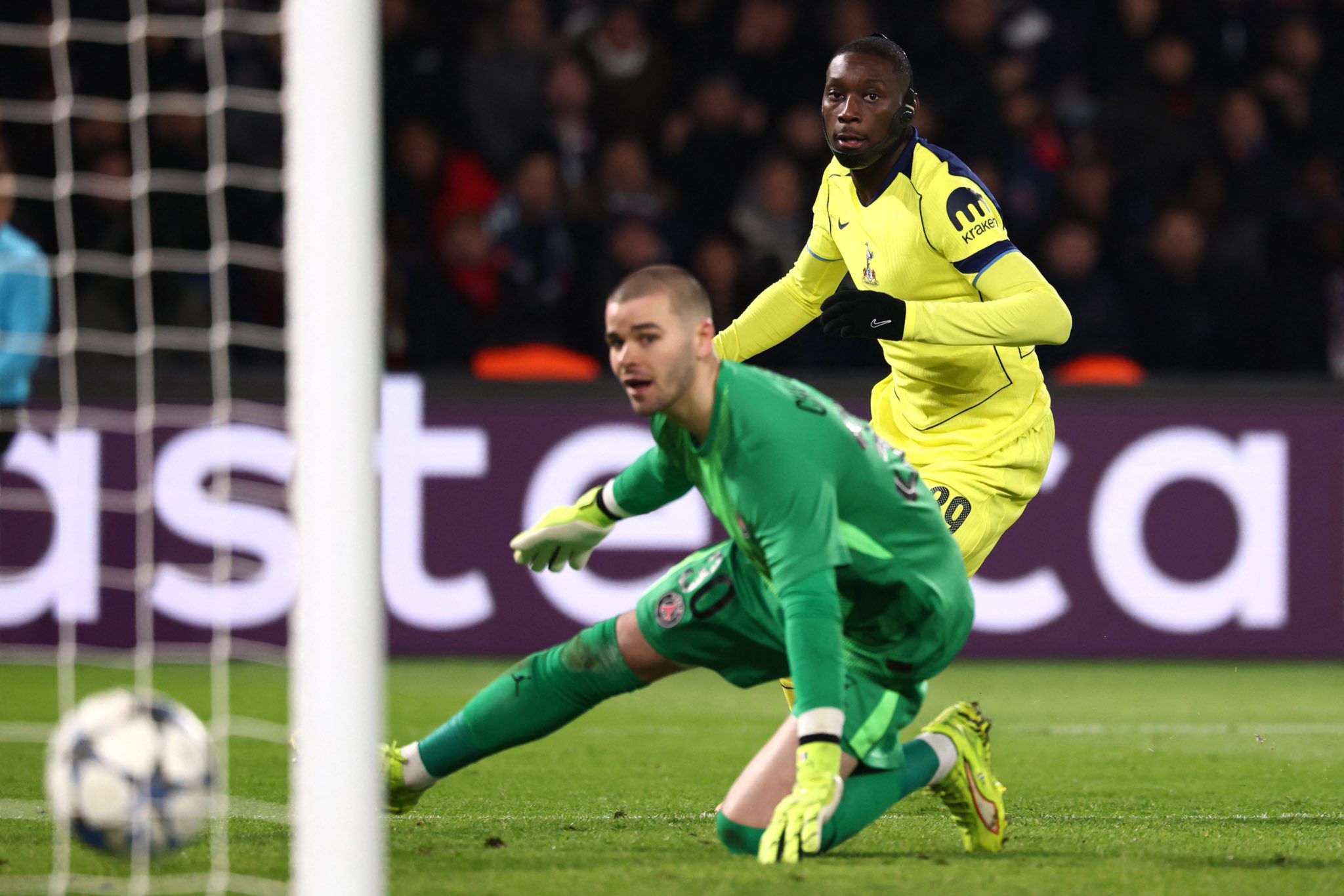 UCL: Randal Kolo Muani nets brace for Tottenham in 5-3 defeat to PSG