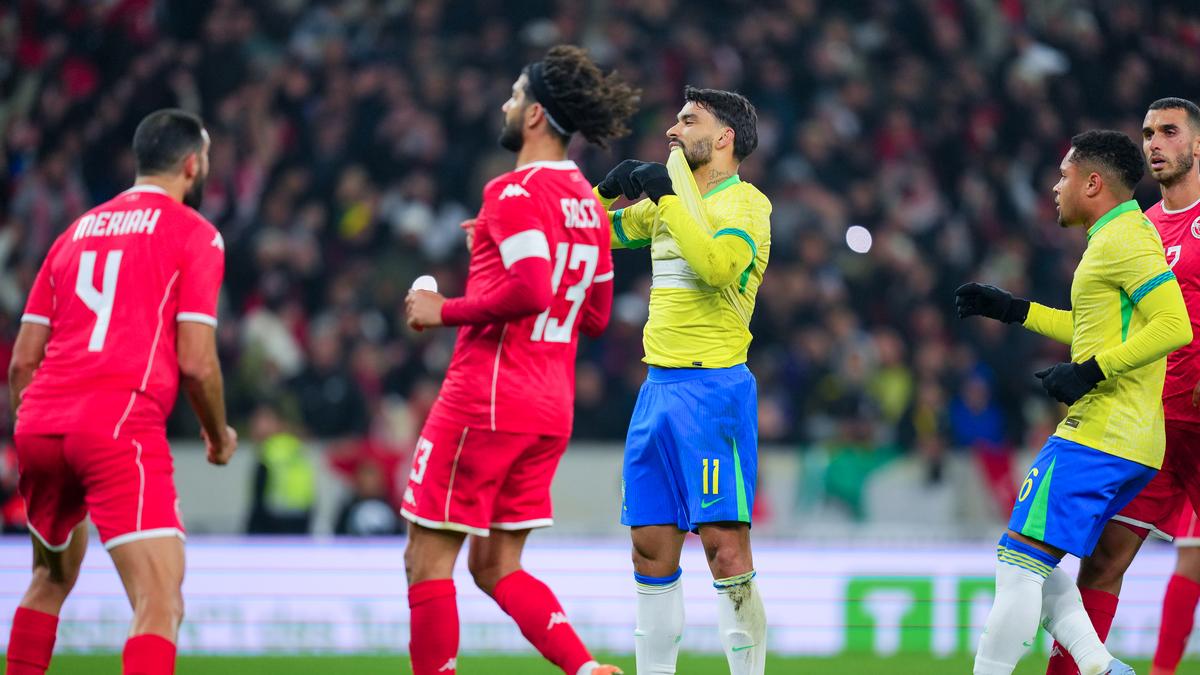 Tunisia hold Brazil to a 1-1 stalemate at the end of a pulsating international friendly