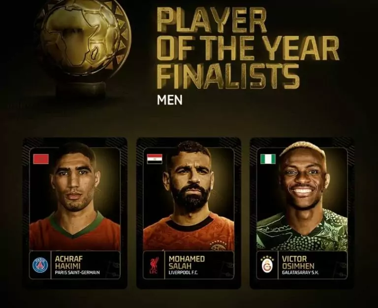 Rabat ceremony reveals finalists for CAF awards 2025