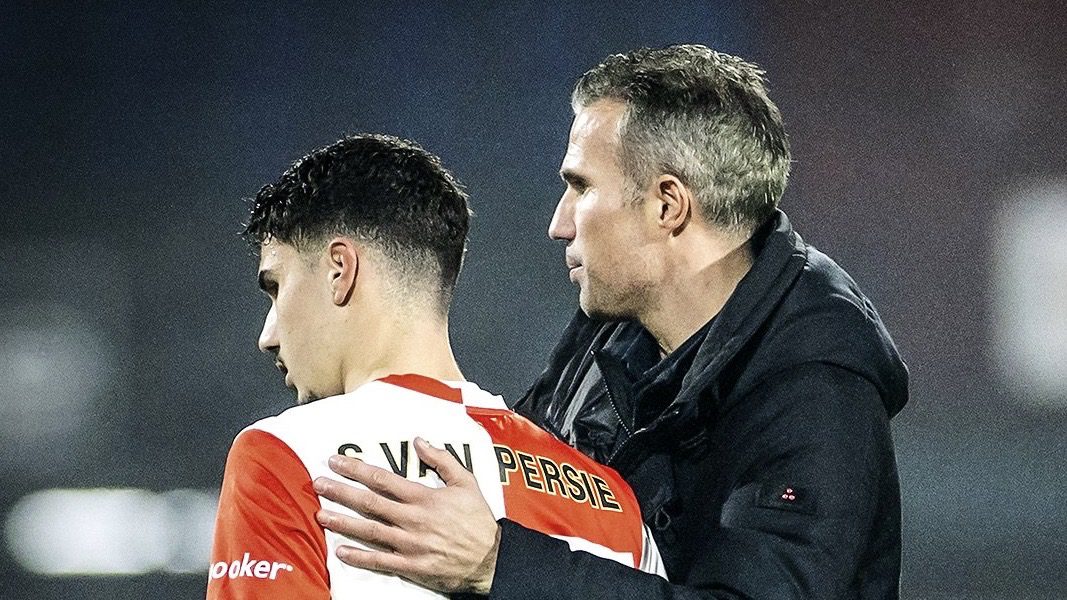 Van Persie says his son Shaqueel’s debut was earned, not gifted