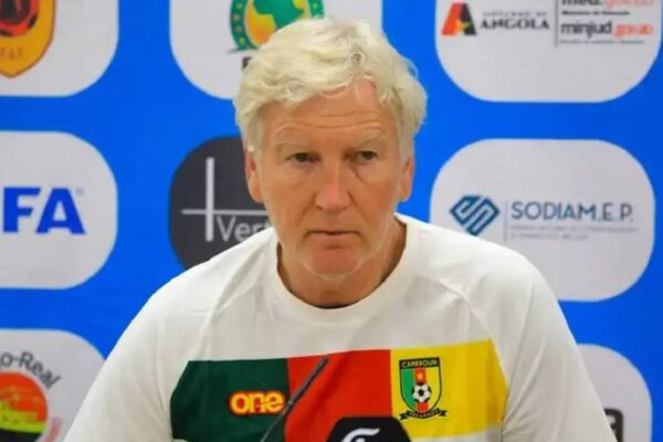 Marc Brys calls for calm after Cameroon’s late World Cup exit