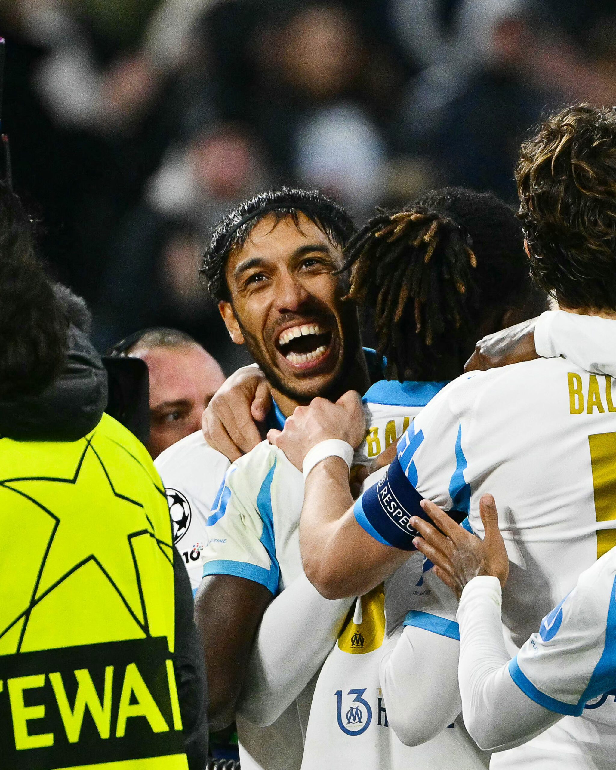 UCL: Aubameyang shines with two assists in Marseille’s 3-2 victory over Royale Union SG