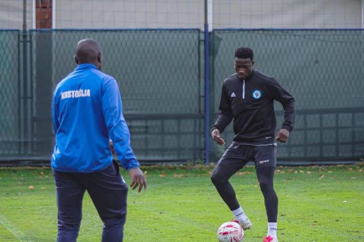 Beninese midfielder Rodolfo Aloko resumes training with NK Kustošija Zagreb