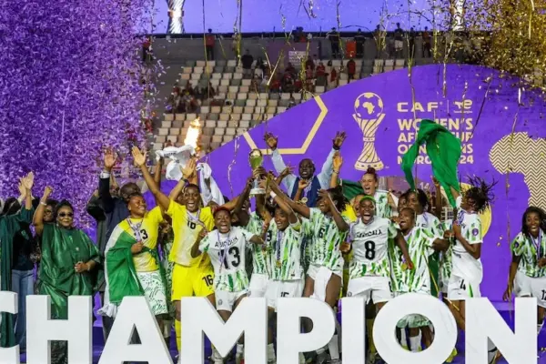 Super Falcons claim third consecutive CAF Women’s National Team of the Year award