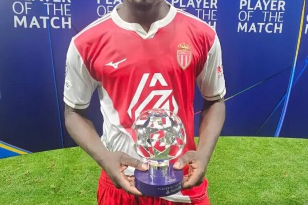 Ghana defender Mohammed Salisu named Man of the Match in Monaco’s Champions League draw with Pafos