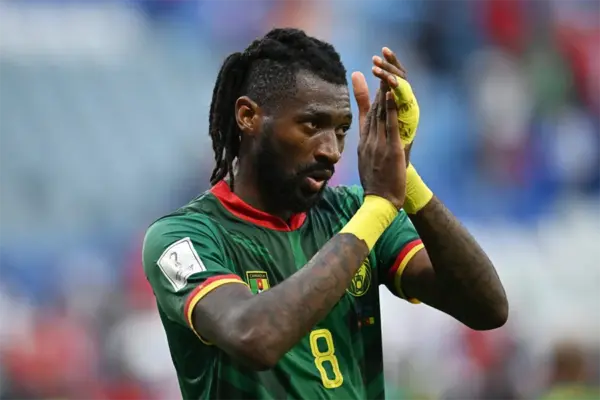 2026 World Cup play-offs: Cameroon midfielder André-Frank Zambo Anguissa to miss DR Congo clash due to injury