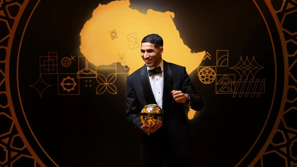Morocco star Achraf Hakimi expresses gratitude after being crowned African Footballer of the Year