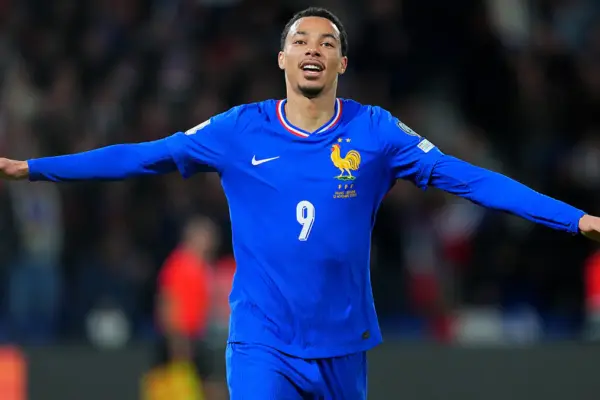 Hugo Ekitike nets debut France goal in emphatic World Cup qualifier victory over Ukraine