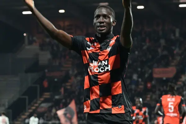 Senegalese forward Sambou Soumano’s double lifts FC Lorient as Nice’s slide deepens