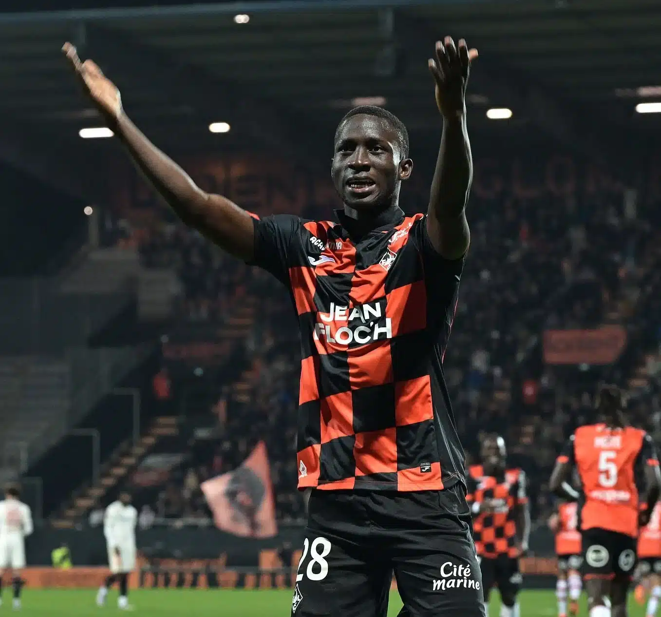 Senegalese forward Sambou Soumano’s double lifts FC Lorient as Nice’s slide deepens