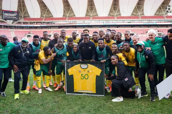 Mamelodi Sundowns midfielder Teboho Mokoena honoured by SAFA for 50th international caps