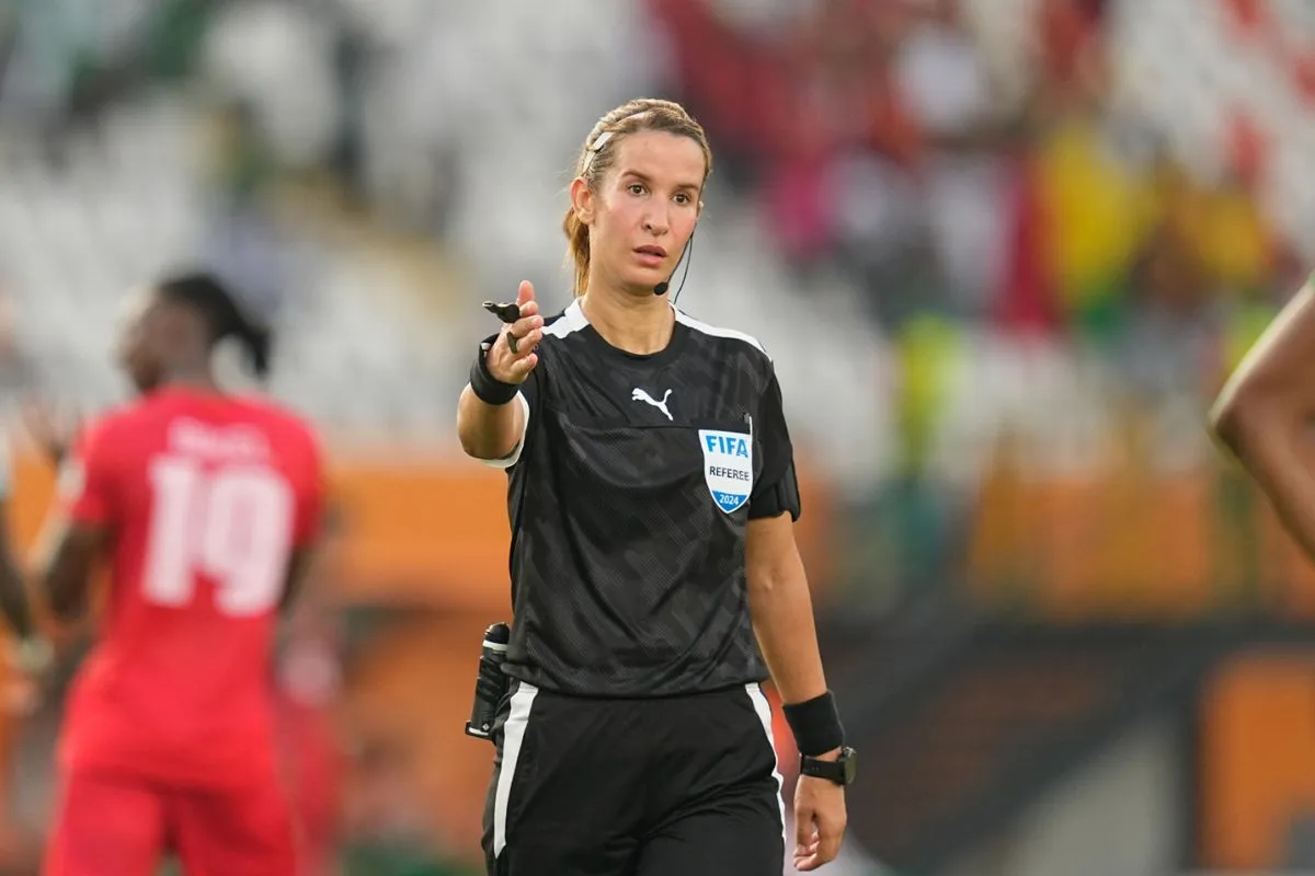 Moroccos Bouchra Karboubi quits refereeing after AFCON snub and issues strong accusations AfricaSoccercom Moroccos Bouchra Karboubi quits refereeing after AFCON snub and issues strong accusations Bouchra Karboubi reveals truth behind refereeing retirement AfricaSoccercom