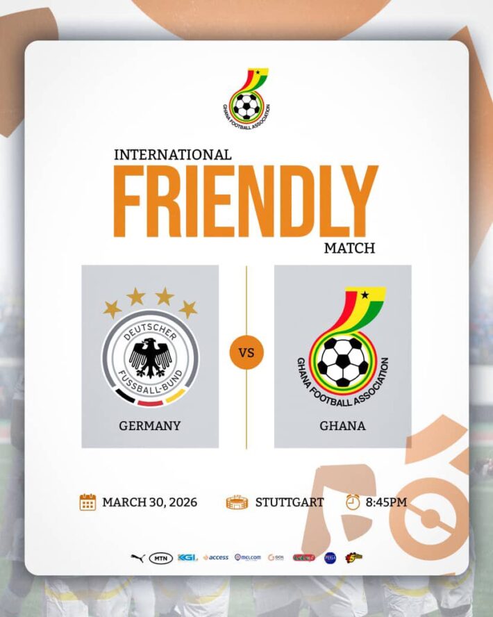 Ghana to meet Germany in high-profile World Cup 2026 friendly