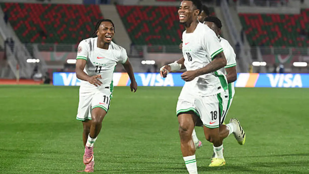 22fd9f607022125fdb30d01e3d0f60040e8a3341710ad0ec1f47fcd1b24f8828 1200 675 AfricaSoccercom 22fd9f607022125fdb30d01e3d0f60040e8a3341710ad0ec1f47fcd1b24f8828 1200 675 AFCON 2025 Nigeria midfielder Raphael Onyedika hails Samuel Chukwuezes impact at tournament AfricaSoccercom