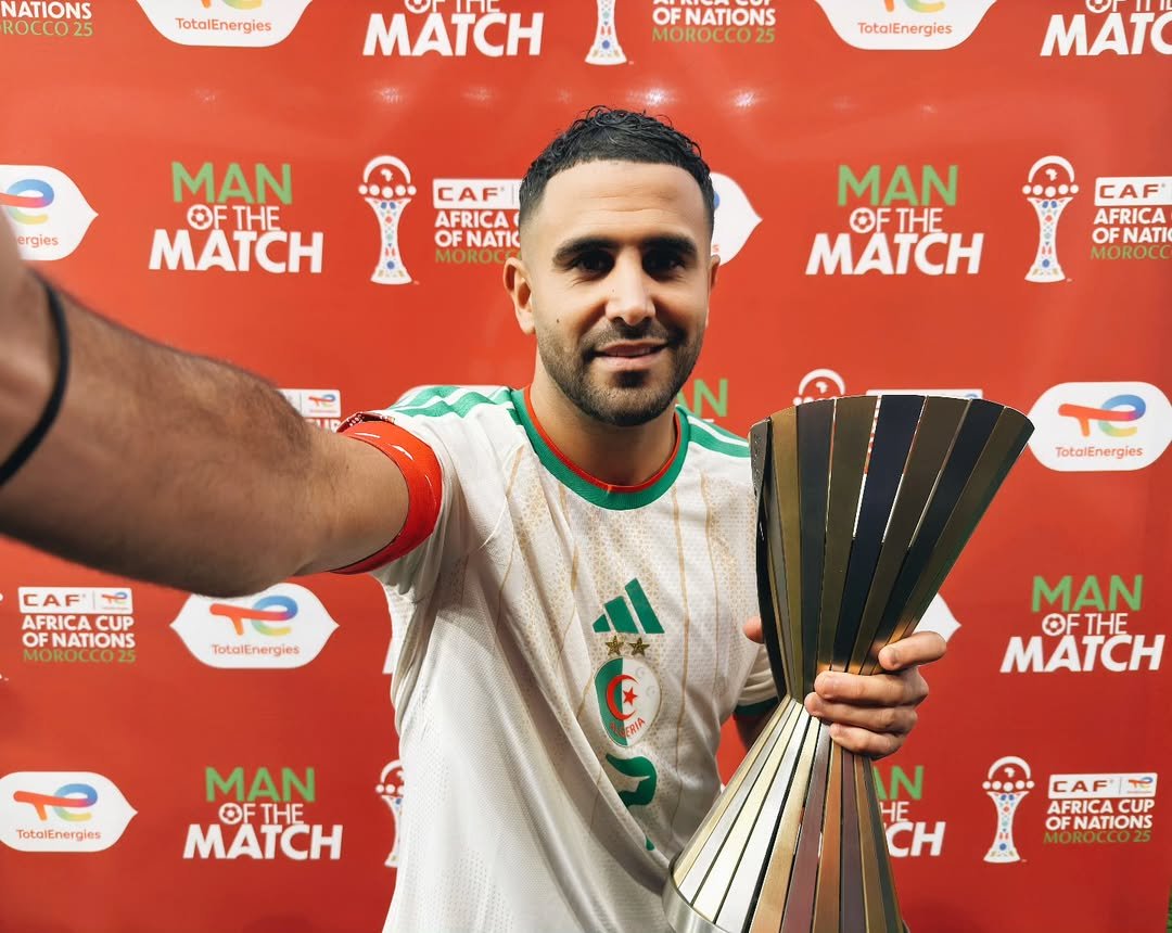  605544405 18547913716021089 5151448061913116570 n   AFCON 2025 Riyad Mahrez named Man of the Match in Algerias win against Sudan   AfricaSoccercom