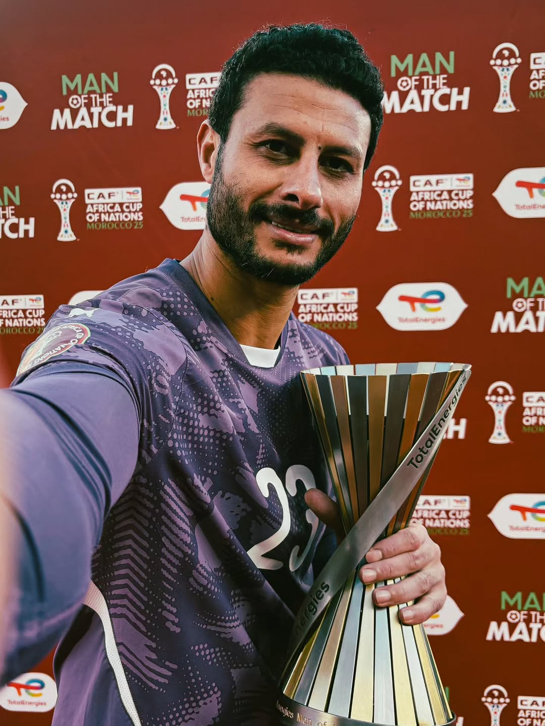  606976150 18548302144021089 7121135009645800762 n   AFCON 2025 Egypt goalkeeper Mohamed El Shenawy named Man of the Match against South Africa   AfricaSoccercom