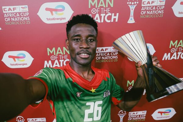 AFCON 2025: Arsene Kouassi named Man of the Match in Burkina Faso's win against Sudan