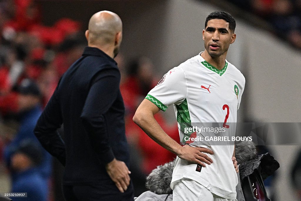 Achraf Hakimi AfricaSoccercom Achraf Hakimi AFCON 2025 Achraf Hakimi hails Morocco spirit after Zambia win AfricaSoccercom