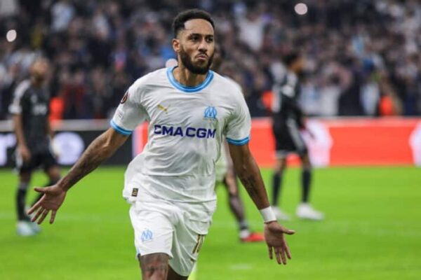 Pierre-Emerick Aubameyang sets new Champions League record with Marseille