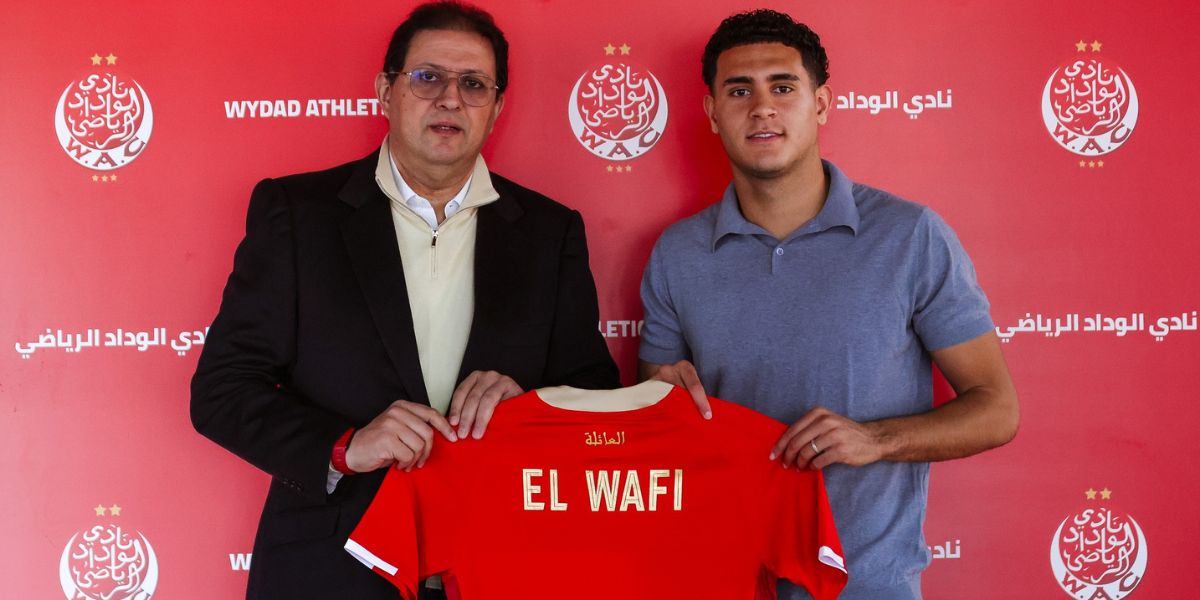 El Wafi 1 AfricaSoccercom El Wafi 1 Wydad secure Moroccan defender Ayman El Wafi in long term deal AfricaSoccercom
