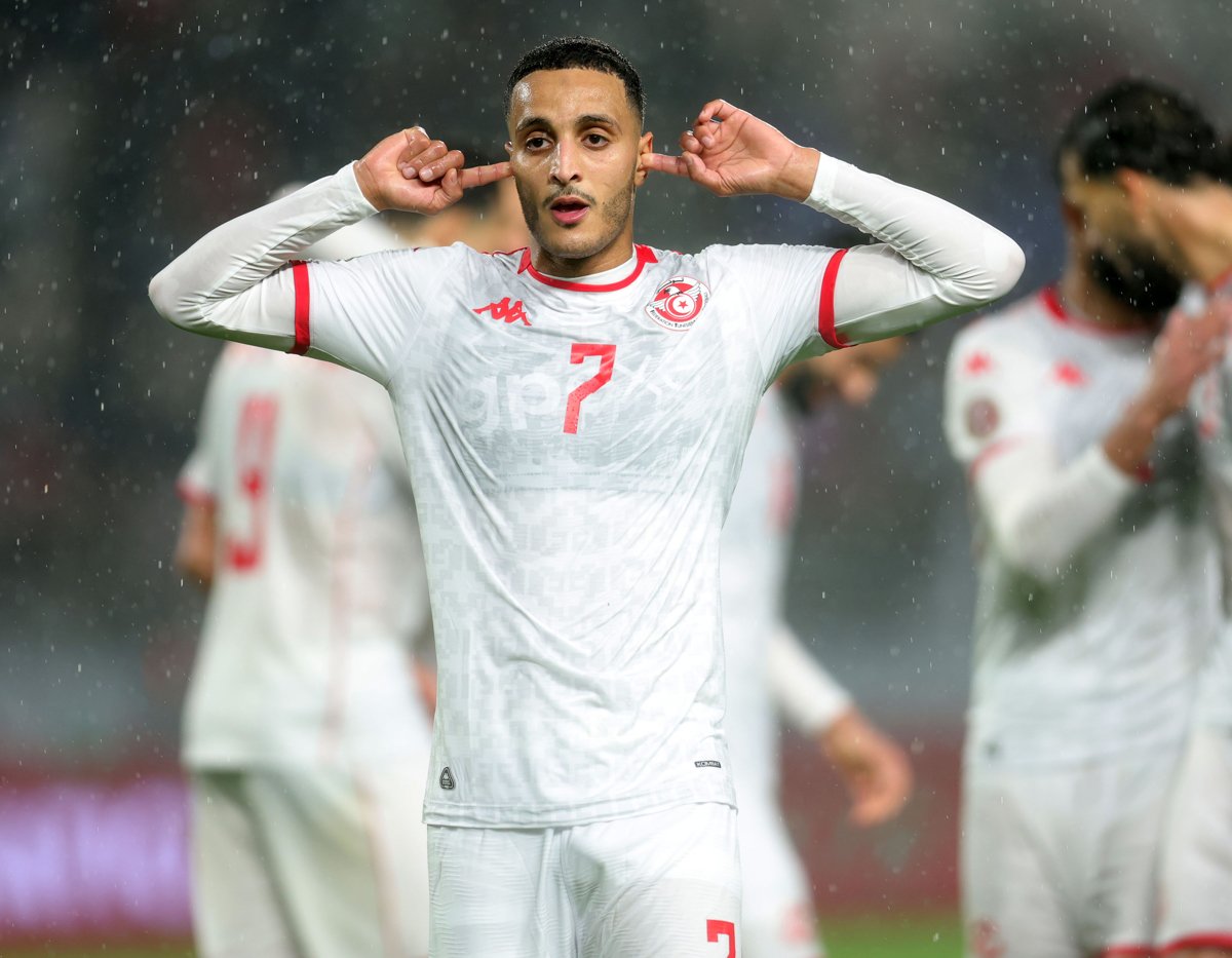  Football   2025 Africa Cup of Nations   Tunisia v Uganda   Olympique Stadium   Rabat   Morocco   AFCON 2025 Tunisia winger Elias Achouri praises teammates after Uganda win   AfricaSoccercom
