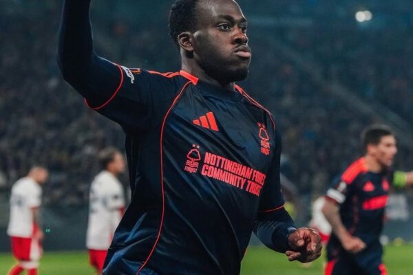 French-Congolese forward Arnaud Kalimuendo on target for Nottingham Forest in 2-1 win over Utrecht