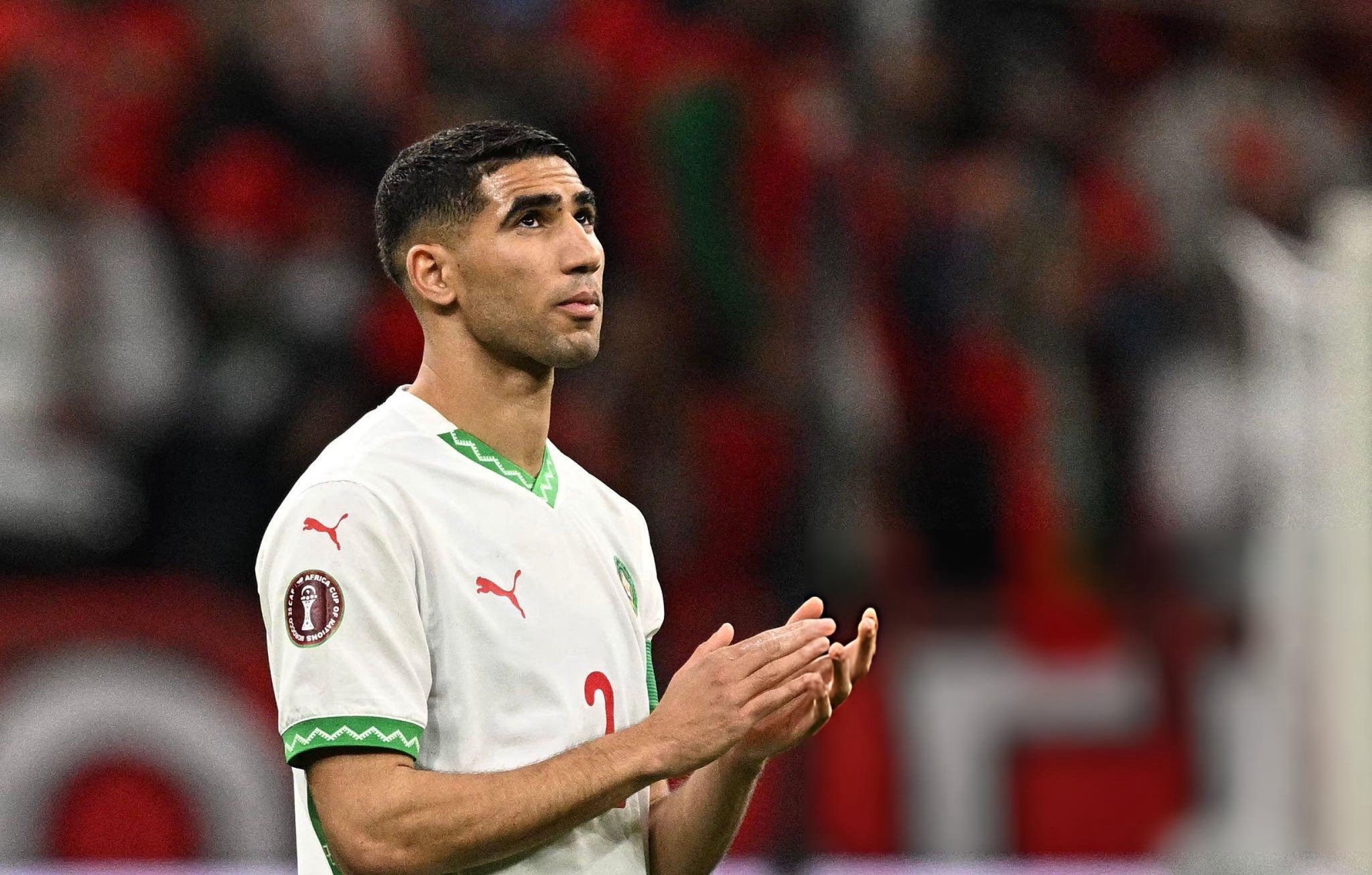  G9XUidGXUAAYxYW   AFCON 2025 Morocco captain Achraf Hakimi expresses delight after injury return   AfricaSoccercom