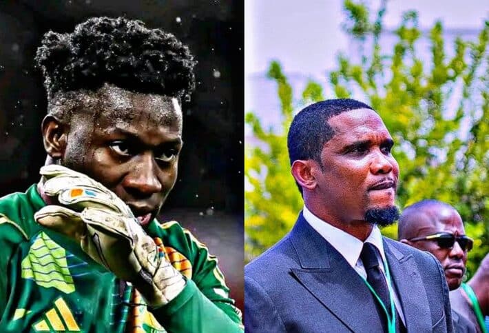 Samuel Eto’o denies allegations regarding André Onana’s early training fees
