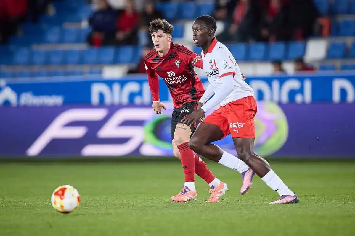 Senegalese forward Amadou Matar Coundoul’s breakthrough goal sends Sporting Gijón through in the Copa del Rey