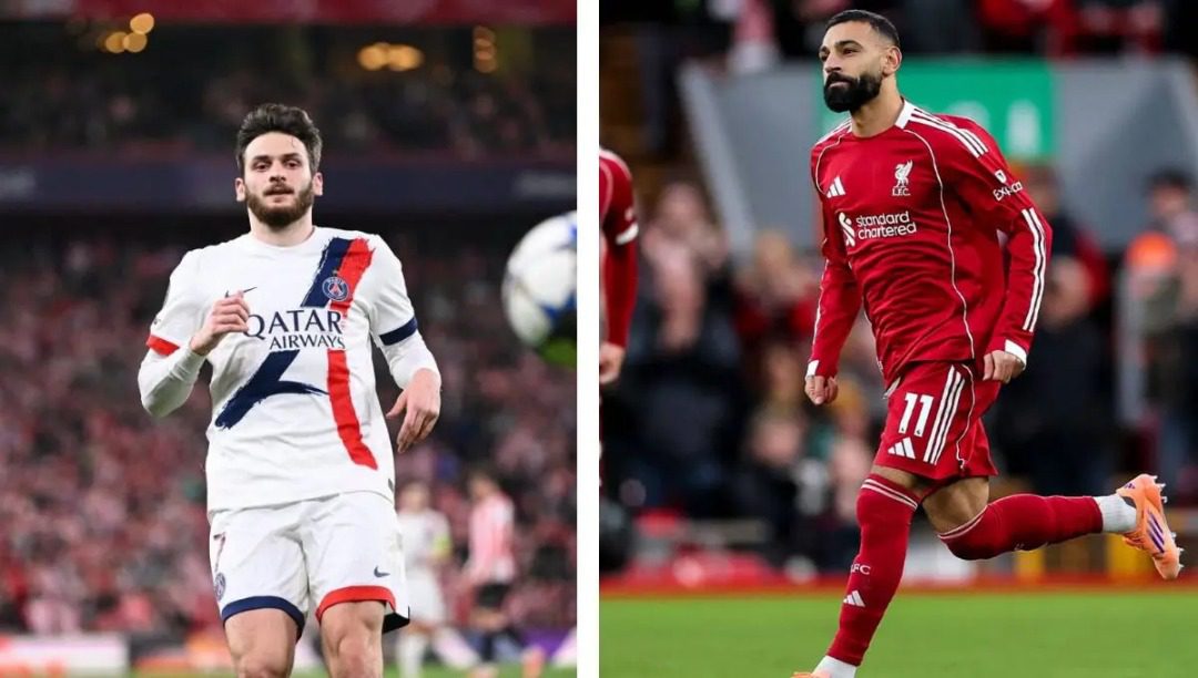 'It's not my place to answer' – Khvicha Kvaratskhelia refuses to comment on Mohamed Salah’s future