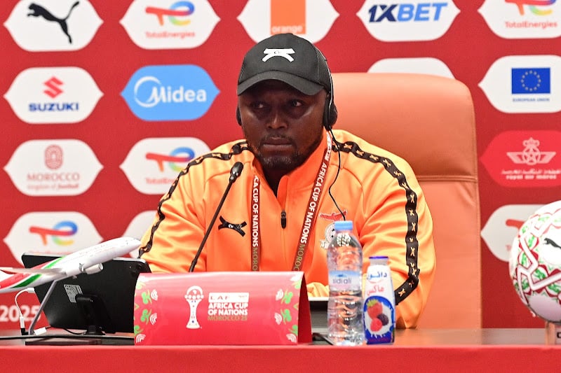 Moses Sichone 2 AfricaSoccercom Moses Sichone 2 AFCON 2025 Zambia coach Moses Sishoni embraces Morocco challenge AfricaSoccercom