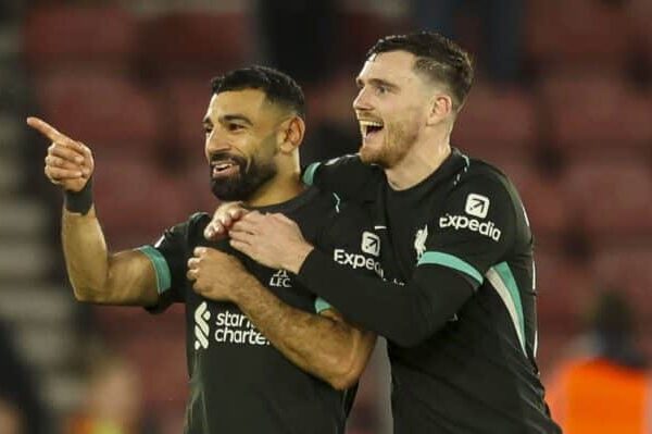 Andrew Robertson backs Mohamed Salah amid Liverpool turmoil