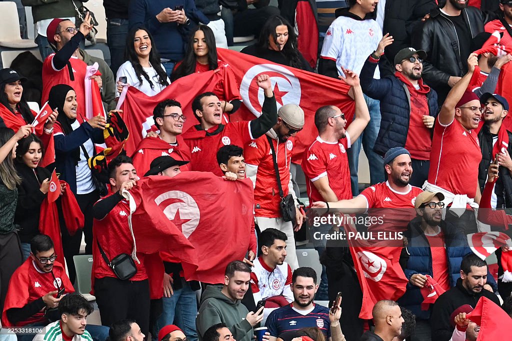  Tunisia fans AFCON 2025   AFCON 2025 Tunisian fans fume after draw with Tanzania   AfricaSoccercom