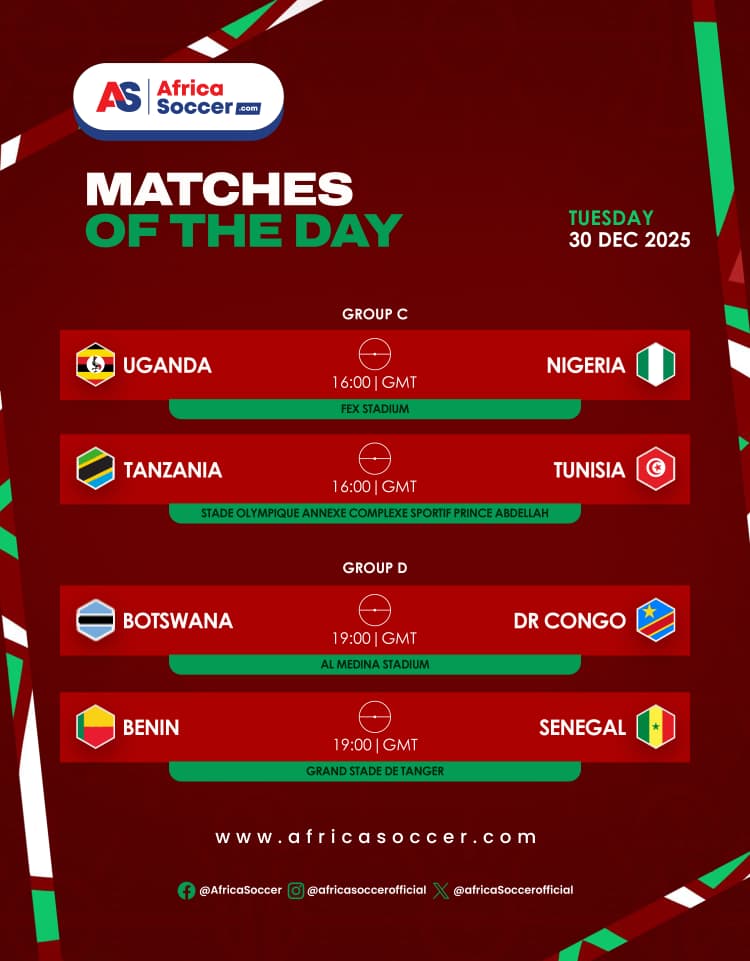  WhatsApp Image 2025 12 30 at 134425   AFCON 2025 Decisive Tuesday showdowns loom in Groups C and D with Round 16 slots up for grabs   AfricaSoccercom