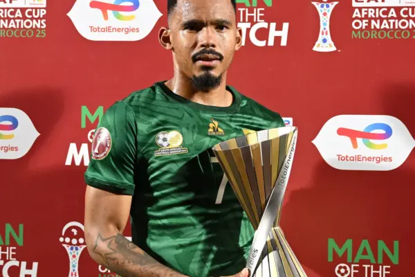 AFCON 2025: Oswin Appollis named Man of the Match in South Africa's win over Zimbabwe