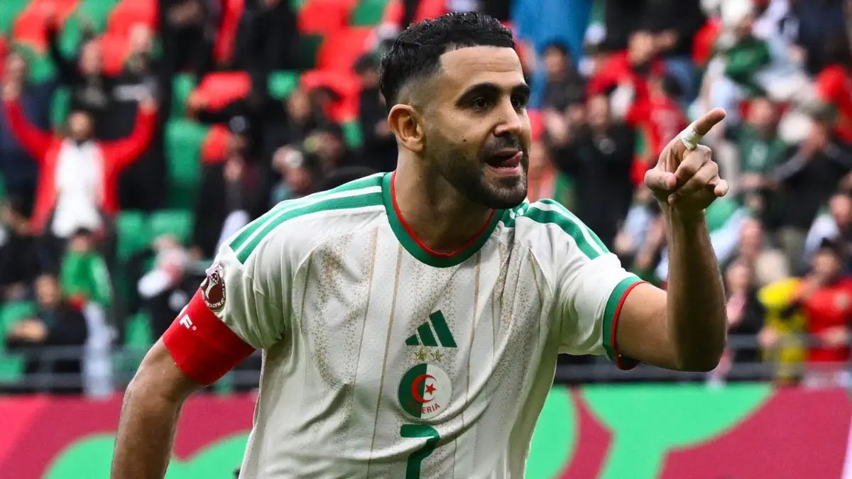 b977c75acc5de5657cc6abe87e9aec36d740a1dff30253dc9a80add38a142cfc 1200 675 AfricaSoccercom b977c75acc5de5657cc6abe87e9aec36d740a1dff30253dc9a80add38a142cfc 1200 675 AFCON 2025 Riyad Mahrez becomes second highest scorer for Algeria after Burkina Faso strike AfricaSoccercom