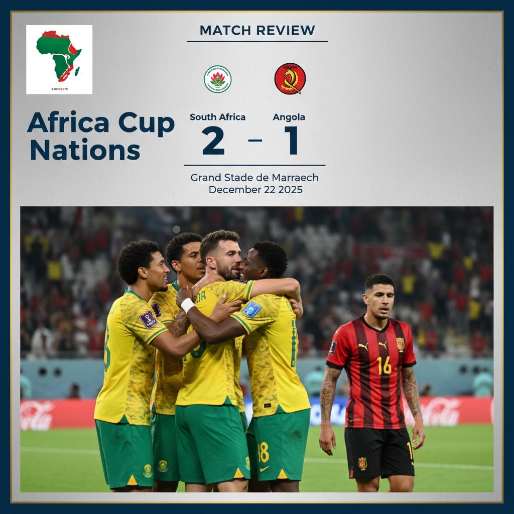 eng 1347242 review AfricaSoccercom eng 1347242 review South Africa edges past Angola 2 1 in thrilling Africa Cup of Nations clash on 2025 12 22 AfricaSoccercom