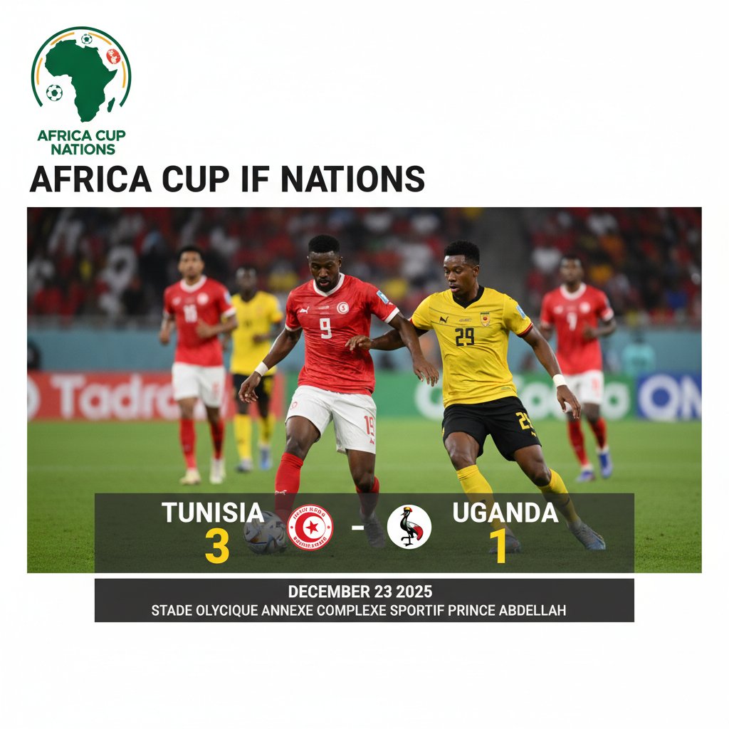  eng 1347244 review   Tunisia Secures Victory Against Uganda with a 3 1 Win in Africa Cup of Nations 2025 12 23 Clash   AfricaSoccercom