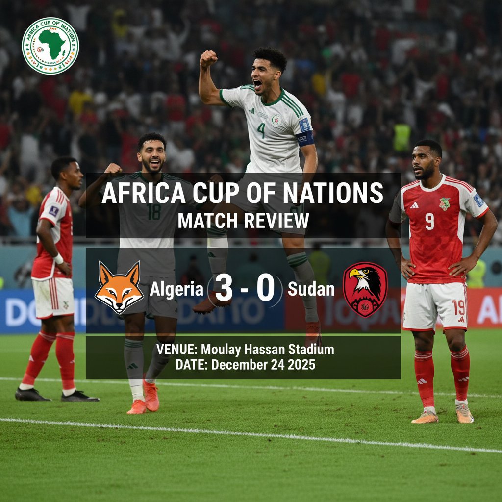  eng 1347247 review   Algeria vs Sudan 3 0 Dominant Victory Secured in 2025 Africa Cup of Nations Clash   AfricaSoccercom