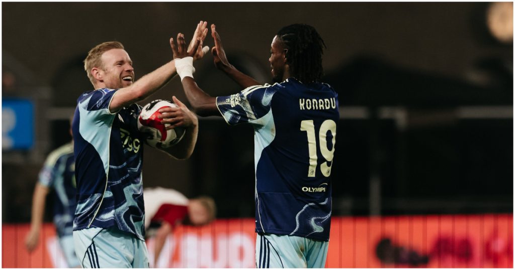 Ghanaian youngstar Don Angelo Konadu announces himself as Ajax cruise past Excelsior in Cup Rout