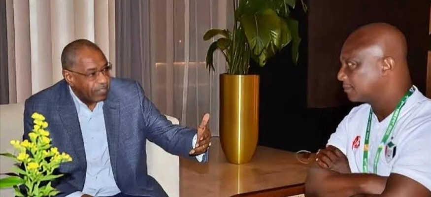  sudan FA presjpg   AFCON 2025 Sudan FA president dine with players ahead of crucial Equatorial Guinea showdown   AfricaSoccercom